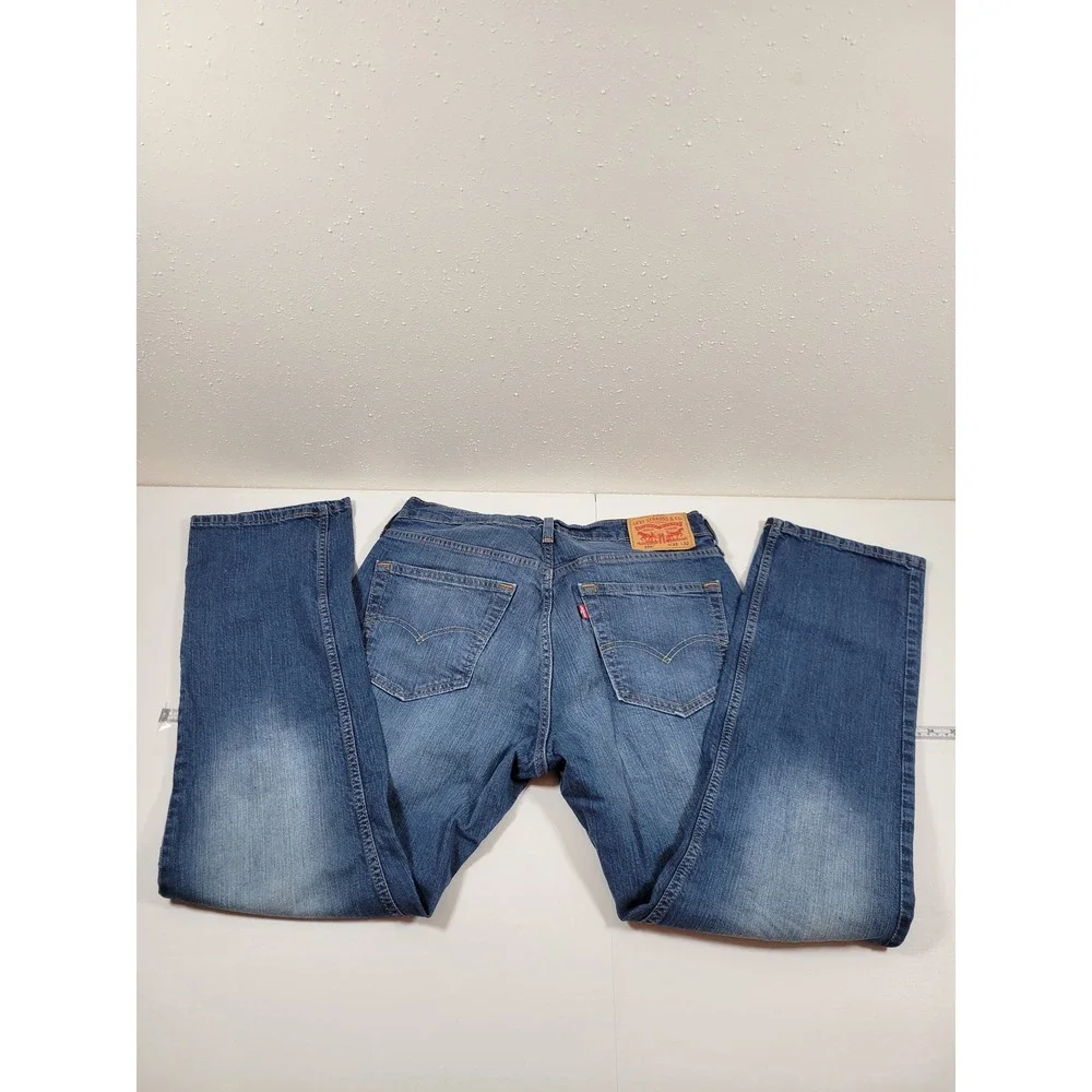 Levi's 559 Relaxed Straight Men's 33x32 Blue Excellent Stretch‎ Denim Jeans